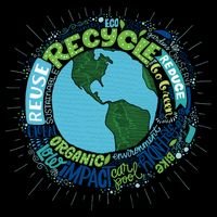 Earth Day Recycle Globe Impact Tech Backpack