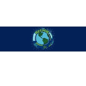 Earth Day Recycle Globe Bumper Sticker