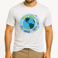 Earth Day Recycle Globe Cooling Performance Crew T-Shirt
