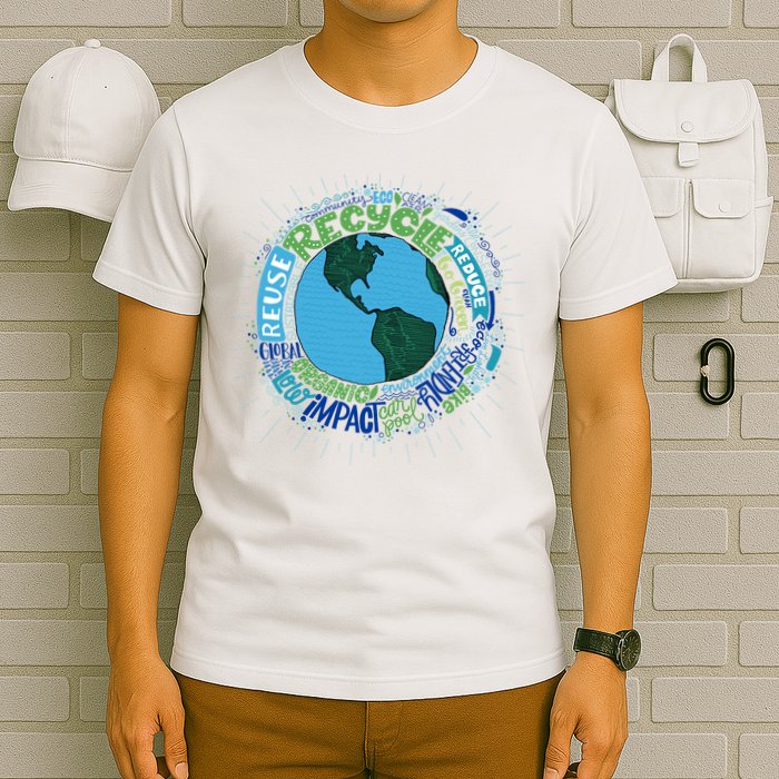 Earth Day Recycle Globe T-Shirt