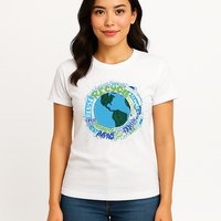 Earth Day Recycle Globe Womens T-Shirt
