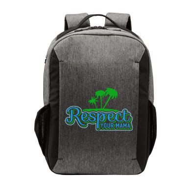 Earth Day Respect Your Mama Vector Backpack