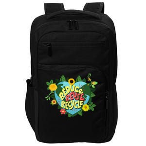 Earth Day Reduce Reuse Recycle Save Planet Impact Tech Backpack