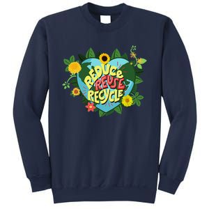 Earth Day Reduce Reuse Recycle Save Planet Sweatshirt