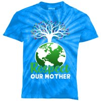 Earth Day Respect Our Mother Earth Funny Gift Kids Tie-Dye T-Shirt