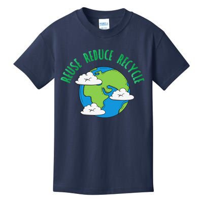 Earth Day Reduce Reuse Recycle Gift Kids T-Shirt