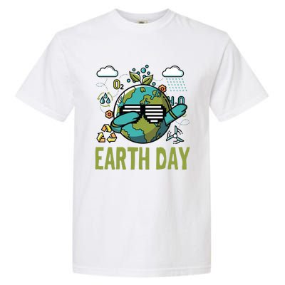 Earth Day Rocks Dabbing Dance Protect Our Earth Gift Garment-Dyed Heavyweight T-Shirt