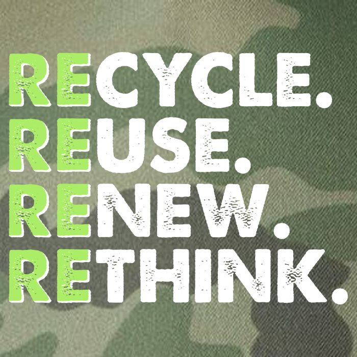 Earth Day Recycle Reuse Renew Rethink Legacy Tie Dye Trucker Hat