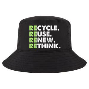 Earth Day Recycle Reuse Renew Rethink Cool Comfort Performance Bucket Hat