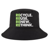 Earth Day Recycle Reuse Renew Rethink Cool Comfort Performance Bucket Hat