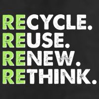 Earth Day Recycle Reuse Renew Rethink Cool Comfort Performance Bucket Hat