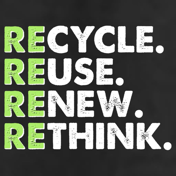 Earth Day Recycle Reuse Renew Rethink Cool Comfort Performance Bucket Hat