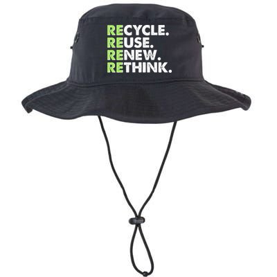 Earth Day Recycle Reuse Renew Rethink Bucket Hat