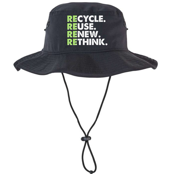 Earth Day Recycle Reuse Renew Rethink Bucket Hat