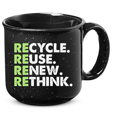Earth Day Recycle Reuse Renew Rethink 15oz Campfire Ceramic Mug