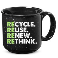 Earth Day Recycle Reuse Renew Rethink 15oz Campfire Ceramic Mug