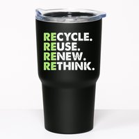 Earth Day Recycle Reuse Renew Rethink Tumbler
