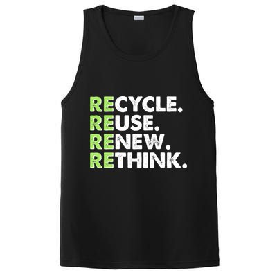 Earth Day Recycle Reuse Renew Rethink PosiCharge Competitor Tank