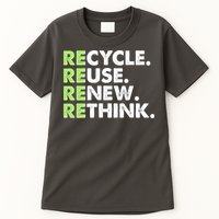 Earth Day Recycle Reuse Renew Rethink Tall T-Shirt