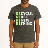Earth Day Recycle Reuse Renew Rethink Tall T-Shirt