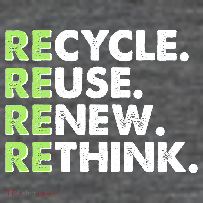 Earth Day Recycle Reuse Renew Rethink Kids T-Shirt