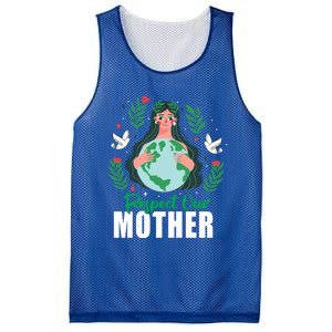 Earth Day Respect Our Mother Climate Change Meaningful Gift Mesh Reversible Basketball Jersey Tank