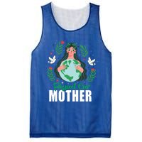 Earth Day Respect Our Mother Climate Change Meaningful Gift Mesh Reversible Basketball Jersey Tank