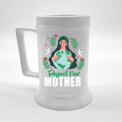 Earth Day Respect Our Mother Climate Change Meaningful Gift Beer Stein