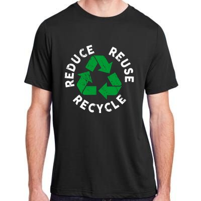 Earth Day Reduce Reuse Recycle Awesome Recycling Gift Adult ChromaSoft Performance T-Shirt