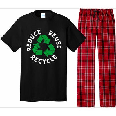 Earth Day Reduce Reuse Recycle Awesome Recycling Gift Pajama Set