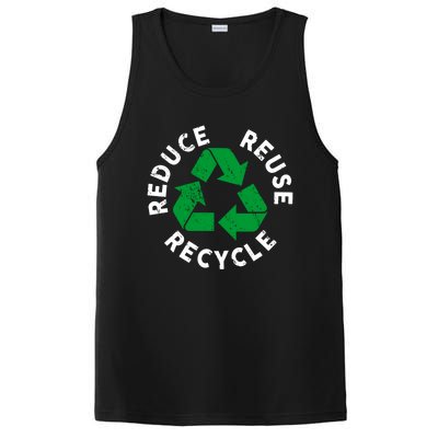 Earth Day Reduce Reuse Recycle Awesome Recycling Gift PosiCharge Competitor Tank