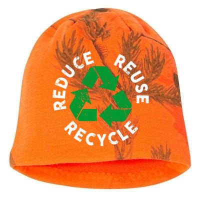 Earth Day Reduce Reuse Recycle Awesome Recycling Gift Kati - Camo Knit Beanie