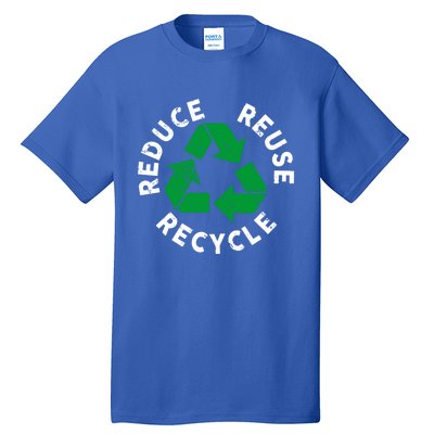 Earth Day Reduce Reuse Recycle Awesome Recycling Gift Tall T-Shirt