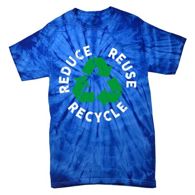 Earth Day Reduce Reuse Recycle Awesome Recycling Gift Tie-Dye T-Shirt