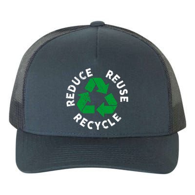 Earth Day Reduce Reuse Recycle Awesome Recycling Gift Yupoong Adult 5-Panel Trucker Hat