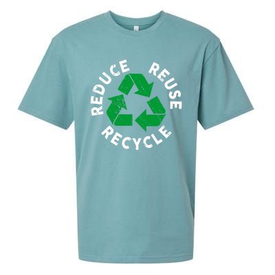 Earth Day Reduce Reuse Recycle Awesome Recycling Gift Sueded Cloud Jersey T-Shirt