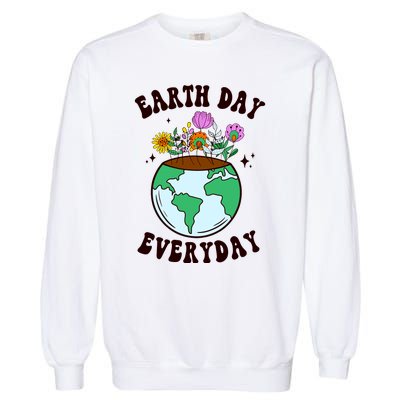 Earth Day Save Our Home Plant More Trees Go Planet Garment-Dyed Sweatshirt