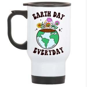 Earth Day Save Our Home Plant More Trees Go Planet Stainless Steel Travel Mug