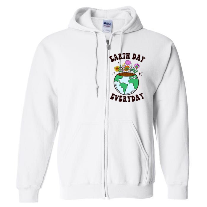 Earth Day Save Our Home Plant More Trees Go Planet Full Zip Hoodie