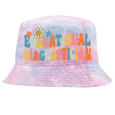 Educational Diagnostician School Psychologist Psych Assessor Tie-Dyed Bucket Hat