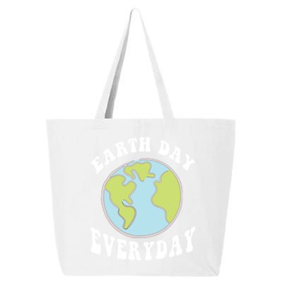 Earth Day Save Our Home Plant More Trees Go Planet Groovy Great Gift 25L Jumbo Tote