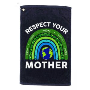 Earth Day Shirts Respect Your Mother I Speak For The Trees Platinum Collection Golf Towel