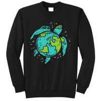 Earth Day Sea Turtle Save Our Ocean Animal teacher Sweatshirt