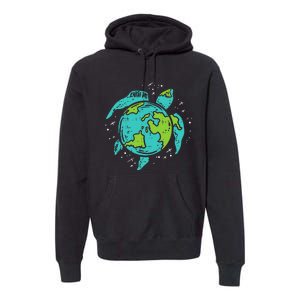 Earth Day Sea Turtle Save Our Ocean Animal teacher Premium Hoodie