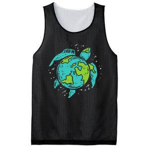 Earth Day Sea Turtle Save Our Ocean Animal teacher Mesh Reversible Basketball Jersey Tank