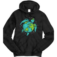 Earth Day Sea Turtle Save Our Ocean Animal teacher Tie Dye Hoodie