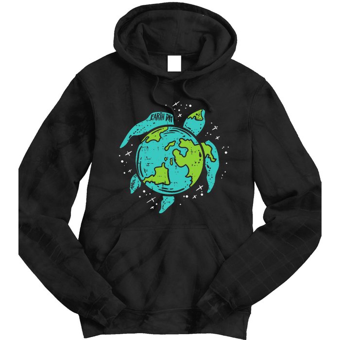 Earth Day Sea Turtle Save Our Ocean Animal teacher Tie Dye Hoodie