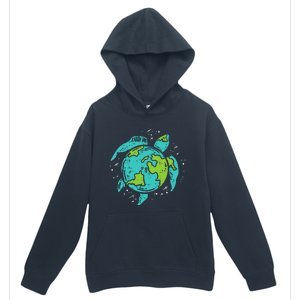 Earth Day Sea Turtle Save Our Ocean Animal teacher Urban Pullover Hoodie