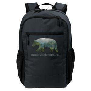 Earth Day Stand Against Deforestation Bear Gift Daily Commute Backpack