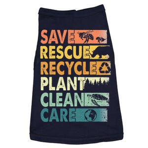 Earth Day Save Bees Rescue Animals Recycle Plastics Doggie Tank